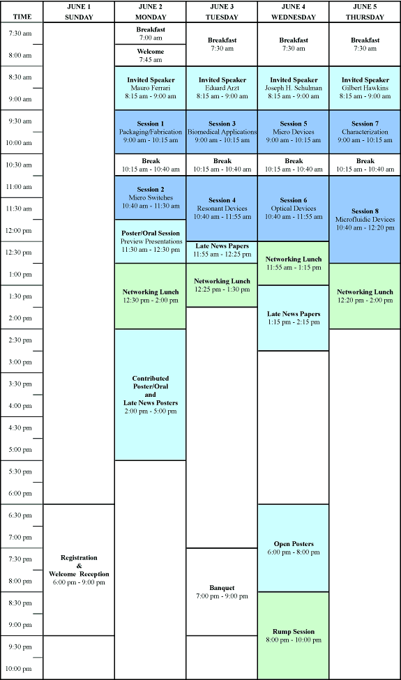 Program at a Glance